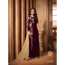 MV2510 NEW PLUM COLOUR VELVET MASKEEN BY MAISHA WINTER WEAR SUIT